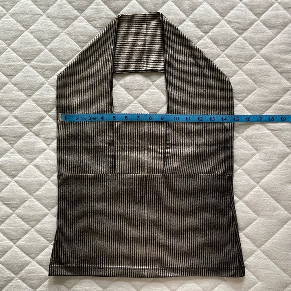 Gantos, Vintage L'Amour Métallique Halter Top - Picture 14 of 16